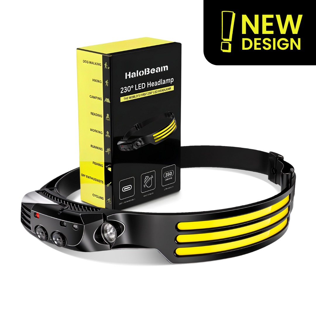 HaloBeam 230° 3-LED Headlamp